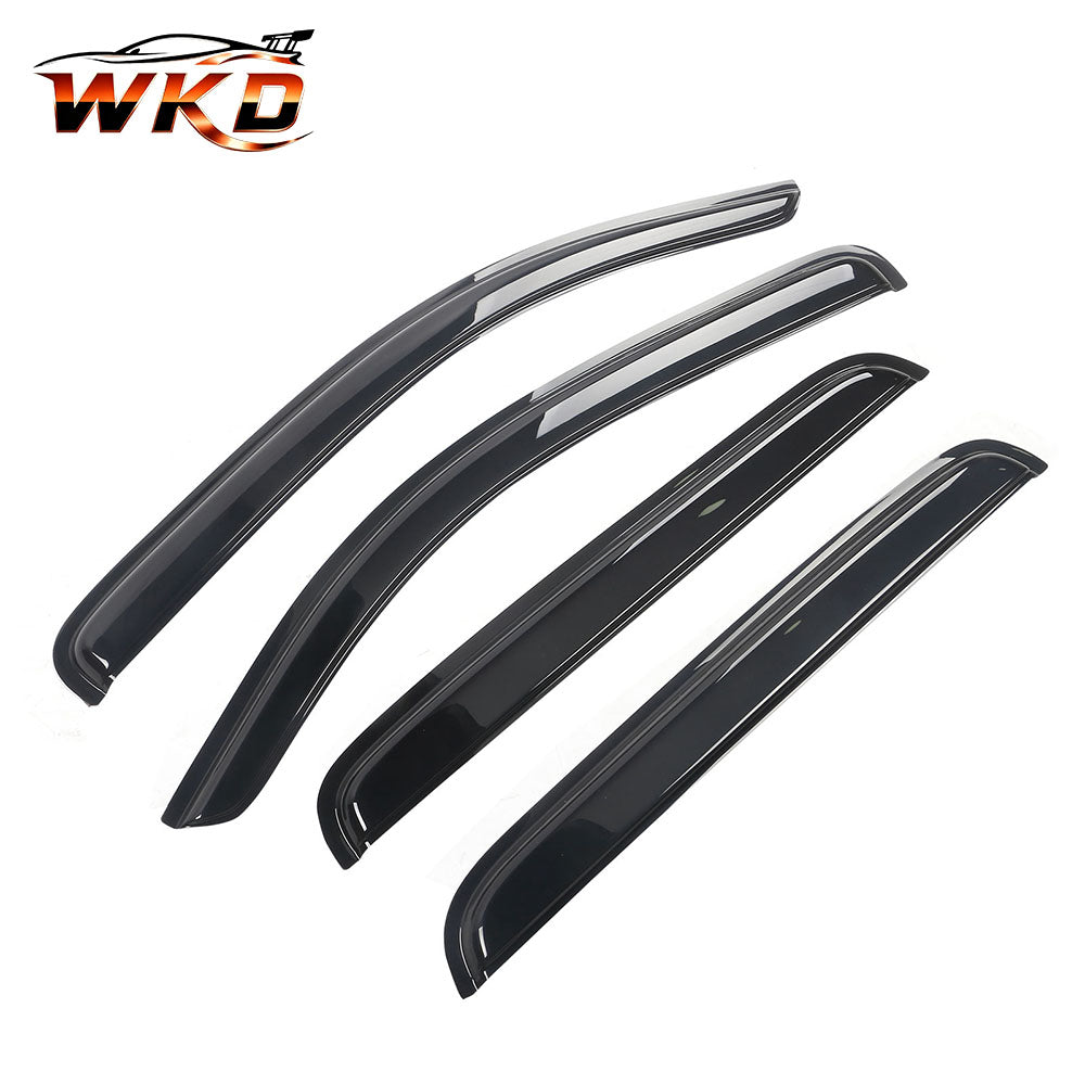 Fits 05-15 Toyota Tacoma Double Cab Window Visor Acrylic Sun Rain Deflector 4Pc