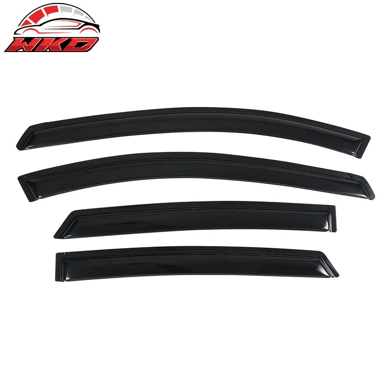 Fits 04-09 Toyota Prius XW20 4PCS Window Visors Sun Guard Rain Deflector Tape-On