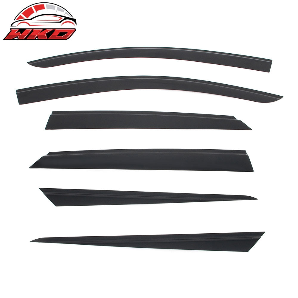 Fits 24-26 Chevy Blazer EV Slim Window Visors Acrylic Sun Shade Rain Guard 6PCS
