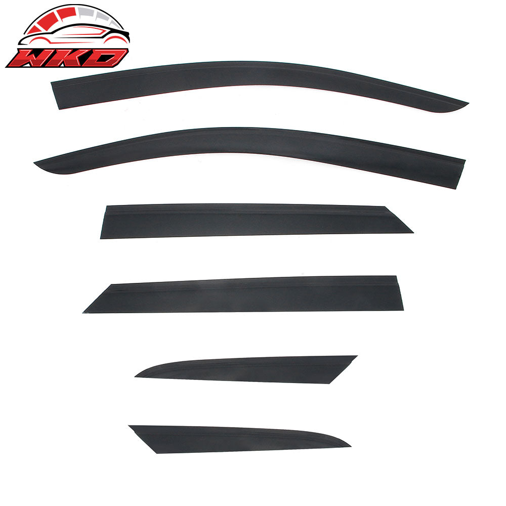 Fits 24-26 Honda Prologue Slim Window Visors Acrylic Sun Shade Rain Guard 6PCS