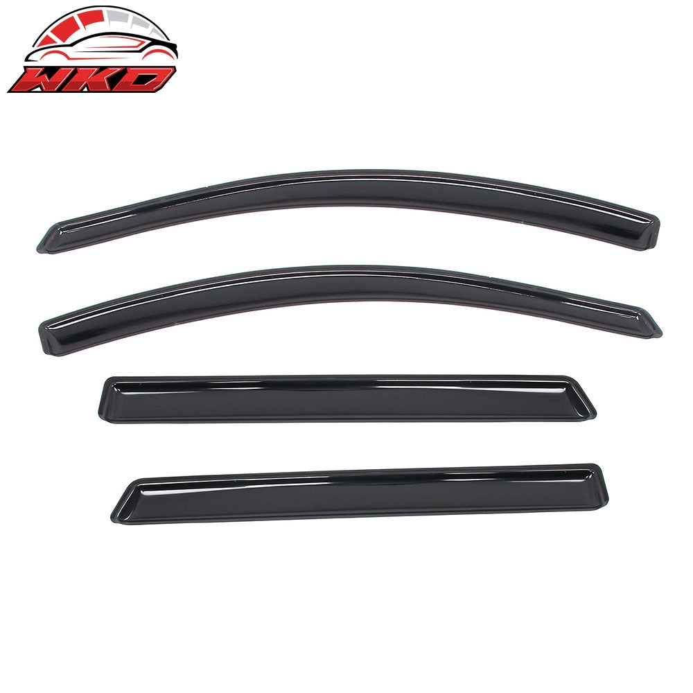 Fits 09-20 Dodge Journey Window Visors Vent Rain Sun Guards Deflector In-Channel