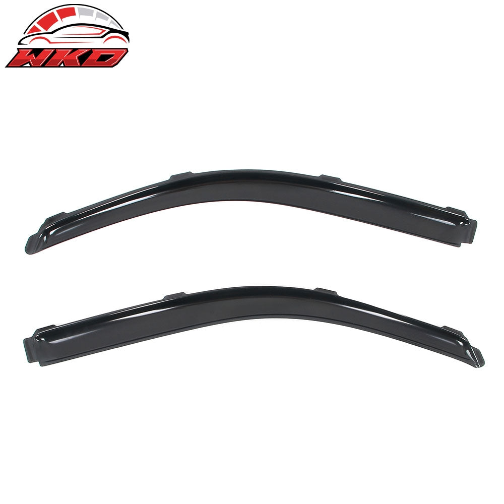 Fits 09-14 Ford F150 Regular Cab In-Channel Window Visors Acrylic Rain Deflector