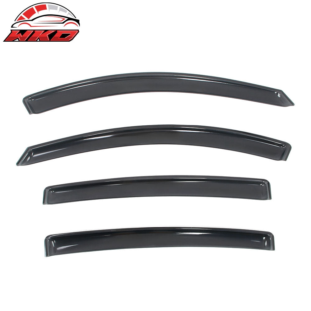 Fits 16-22 Honda HR-V 4PCS In-Channel Window Visors Acrylic Rain Wind Deflectors