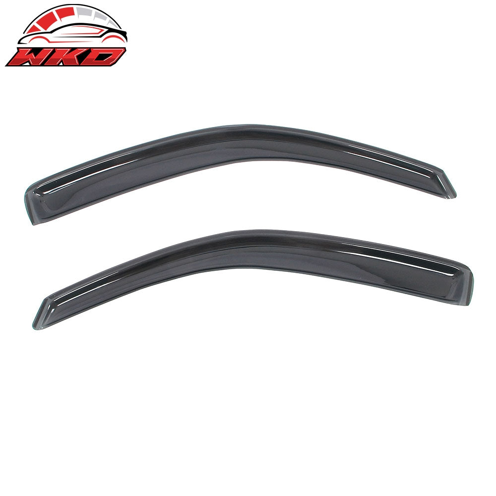 Fits 05-21 Nissan Frontier King Cab Window Visor In-Channel Deflector Rain Guard
