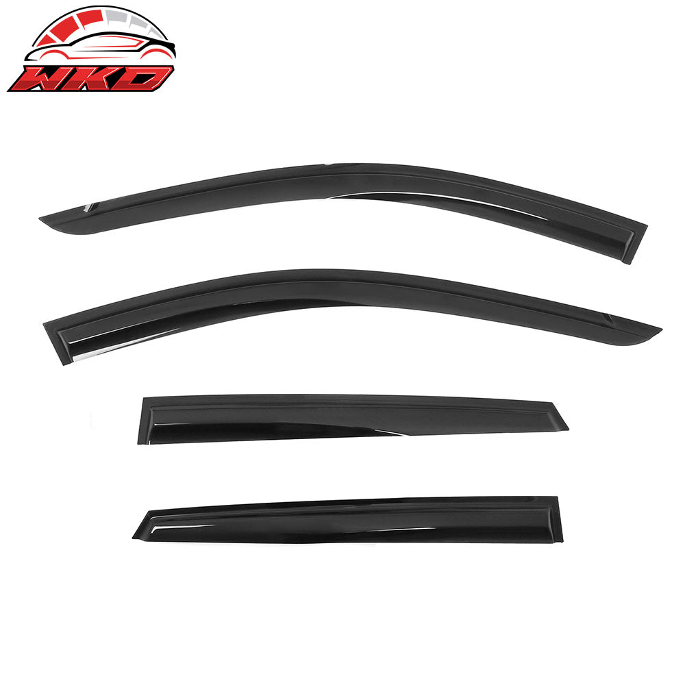 Fits 24-25 Hyundai Kona& Kona EV Mugen Style Acrylic Window Visors Rain Guards