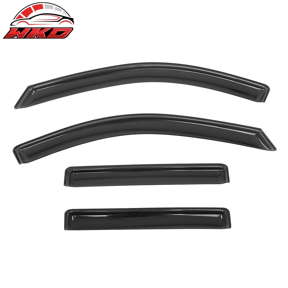 Fits 18-23 Chevy Traverse Window Visors Vent Rain Guards Deflectors In-Channel