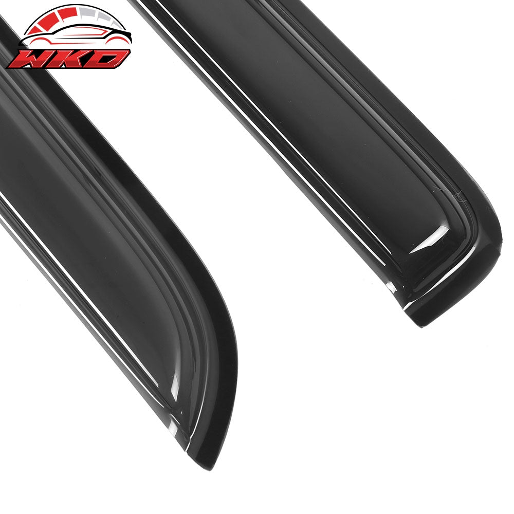 Fits 14-19 Chevy Silverado GMC Sierra Extended Cab Window Visors Acrylic 4PCS