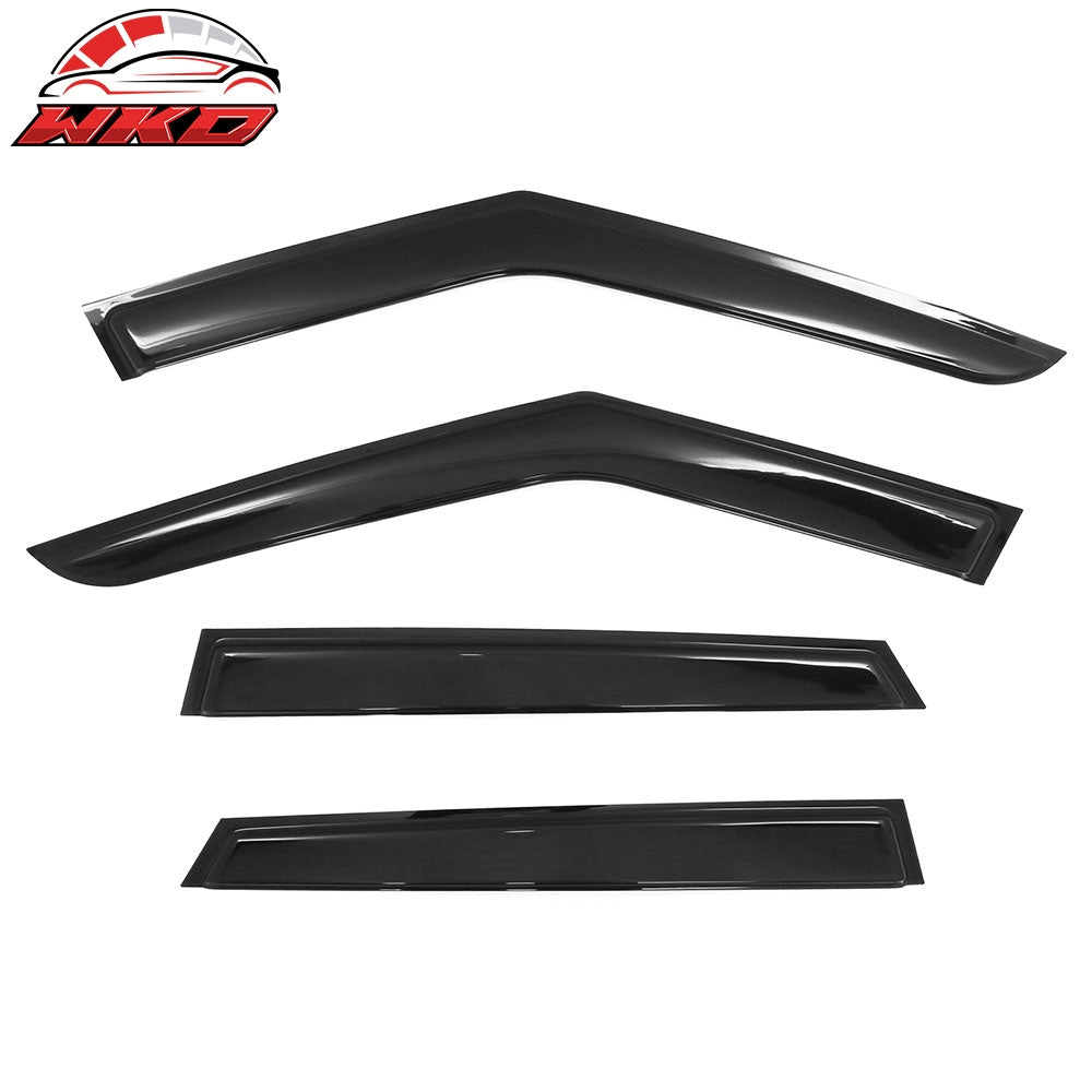 Fits 18-25 Land Rover Range Rover Velar Window Visors Sun Rain Deflector Tape-On