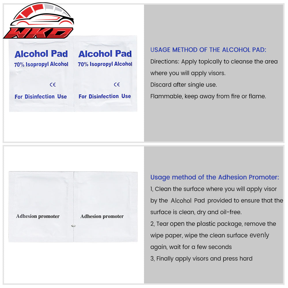 Fits 09-13 Nissan Rogue 14-15 Rogue Select Window Visors Acrylic 4Pc Set