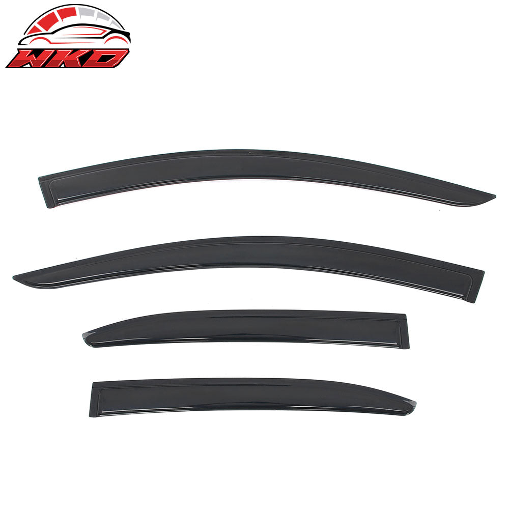 Fits 20-25 Toyota Corolla Sedan Window Visors Vent Rain Guard Deflectors Tape-On