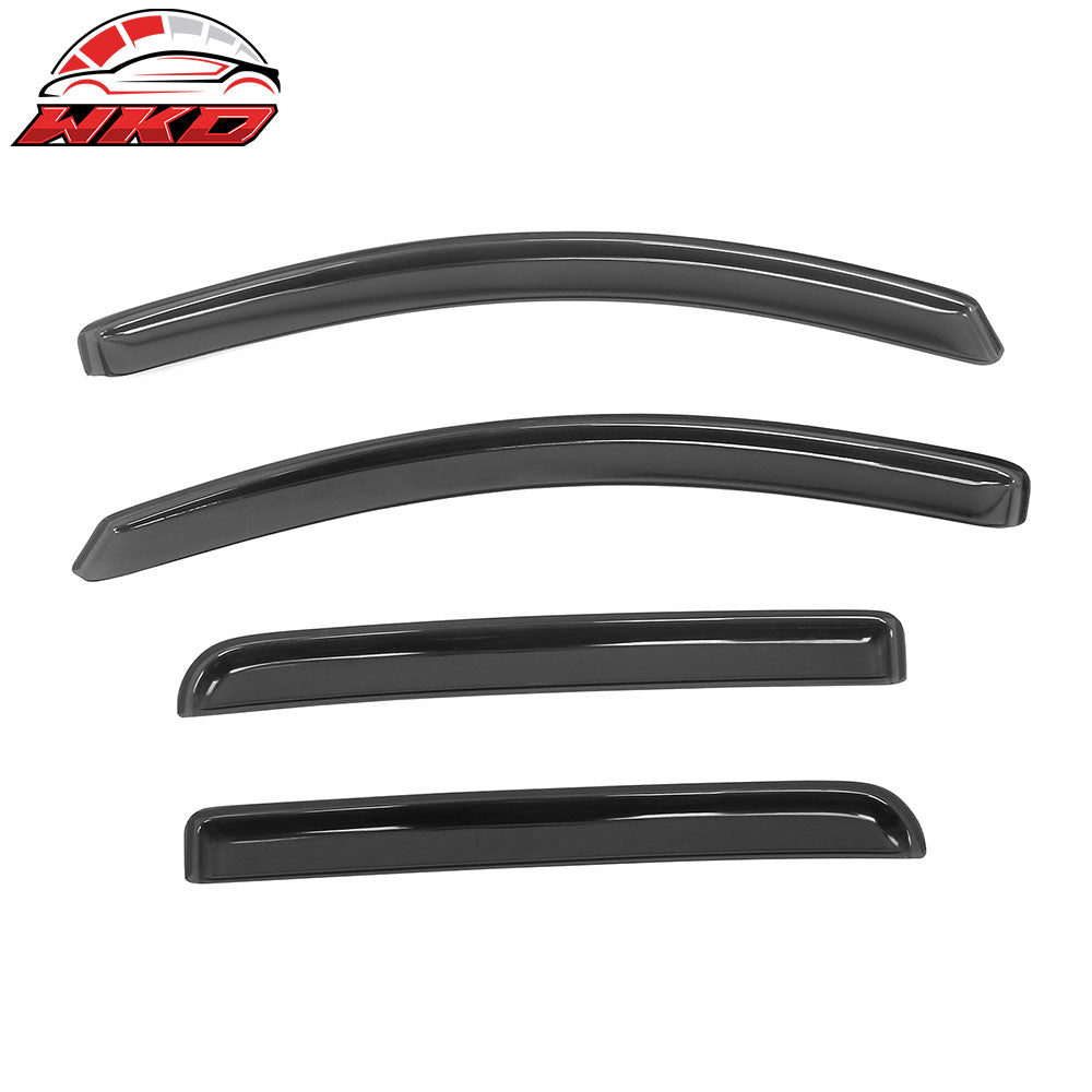 Fits 15-22 Chevy Colorado GMC Canyon Crew Cab Window Visors Deflector In-Channel