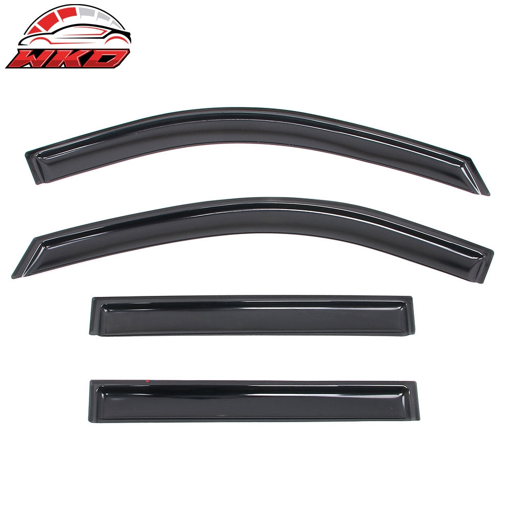 Fits 21-25 Chevy Tahoe GMC Yukon Window Visors Vent Guards Deflectors In-Channel
