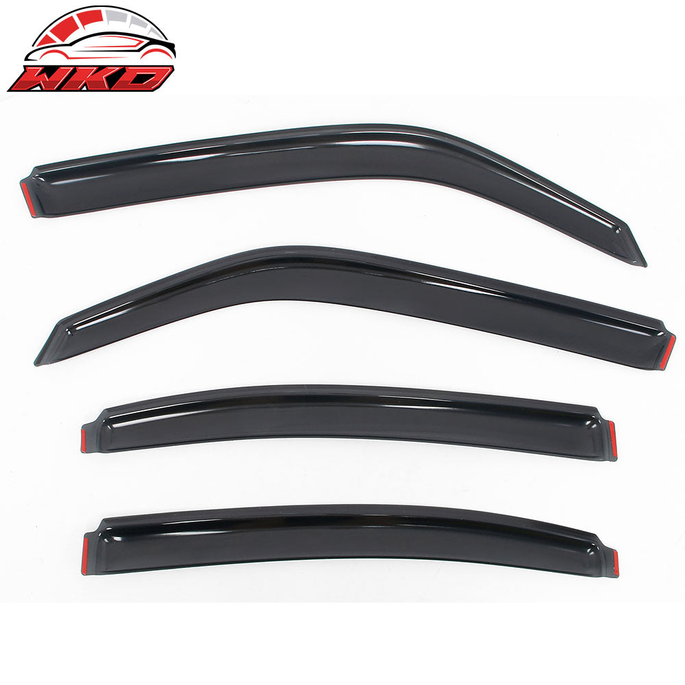 Fits 06-10 Dodge Charger Window Visors In-Channel Deflector Acrylic Rain Guard