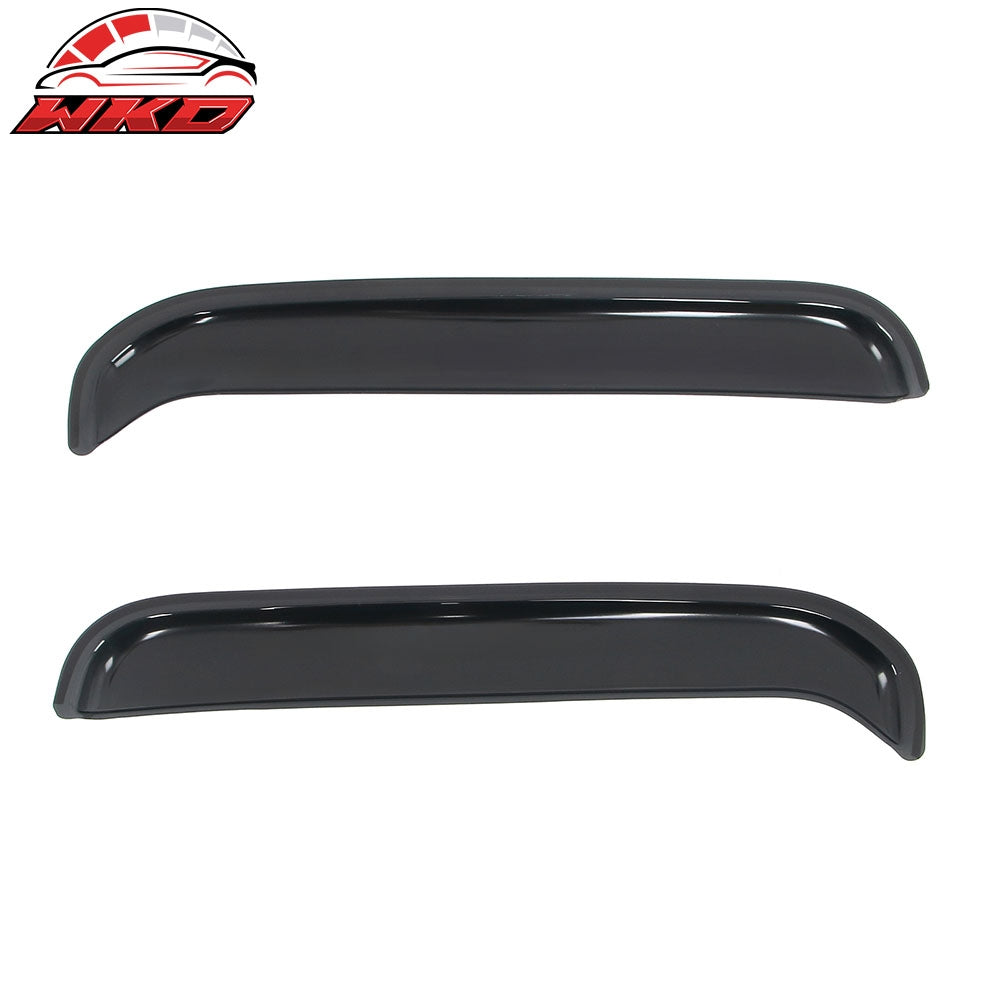 Fits 80-96 Ford F-150 F-250 F-350 Regular Cab 2PC In-channel Window Visors Shade