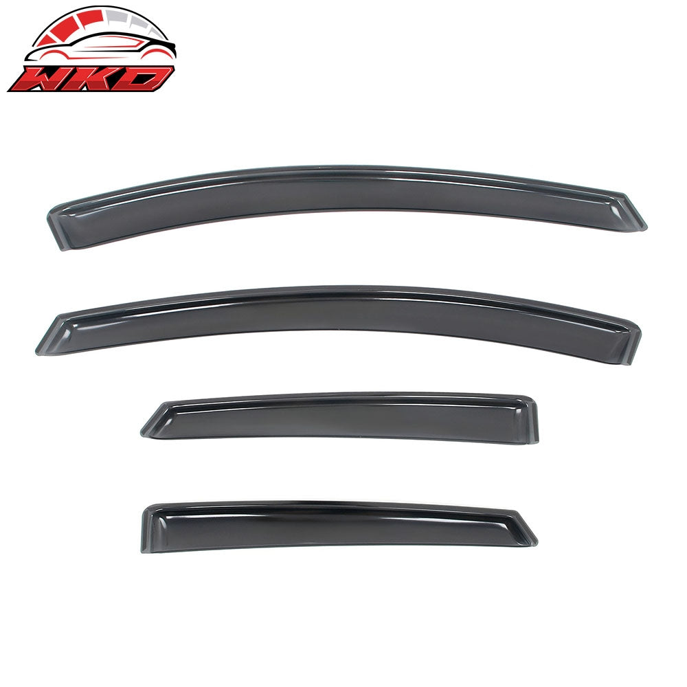 Fits 12-18 Ford Focus Sedan& Hatchback In-Channel Window Visors Rain Deflectors