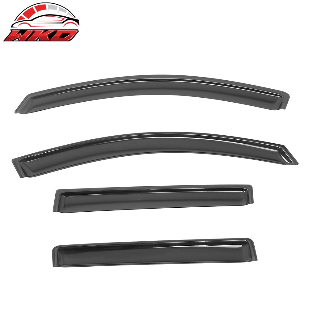 Fits 17-23 GMC Acadia In Channel Window Visors Acrylic Wind Sun Rain Guard Vent