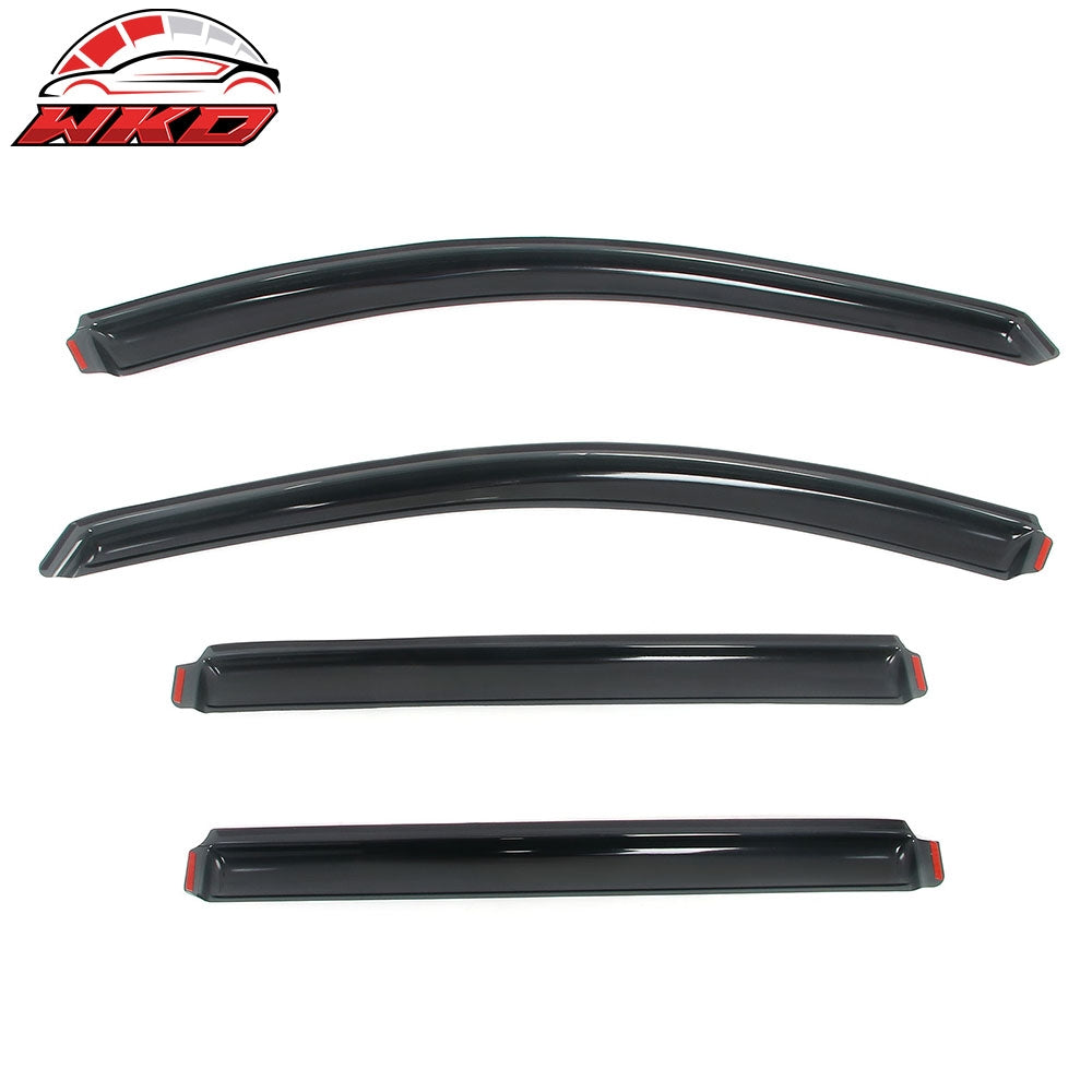 Fits 18-24 GMC Terrain In-Channel Window Visors Acrylic Side Door Rain Deflector
