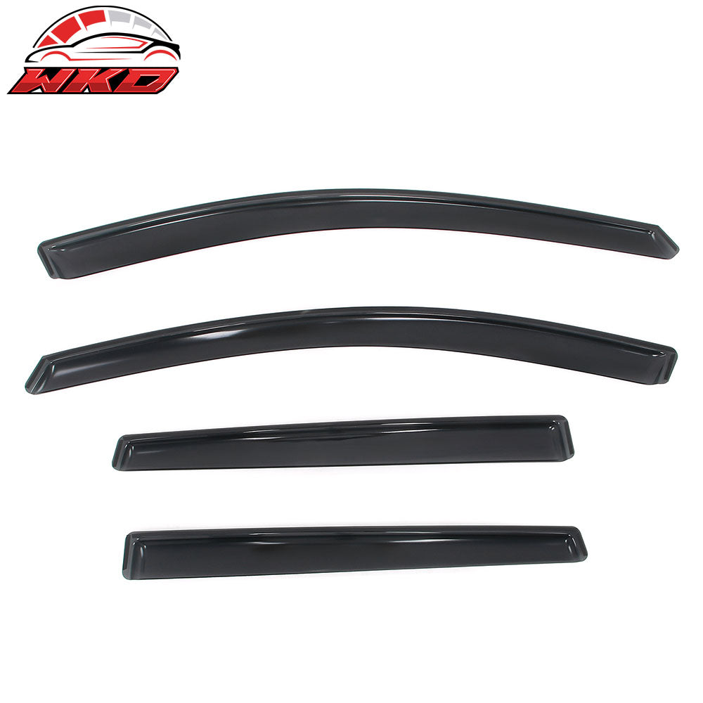 Fits 17-22 Honda CR-V Window Visors In Channel Deflectors Rain Vent Guard 4PCS