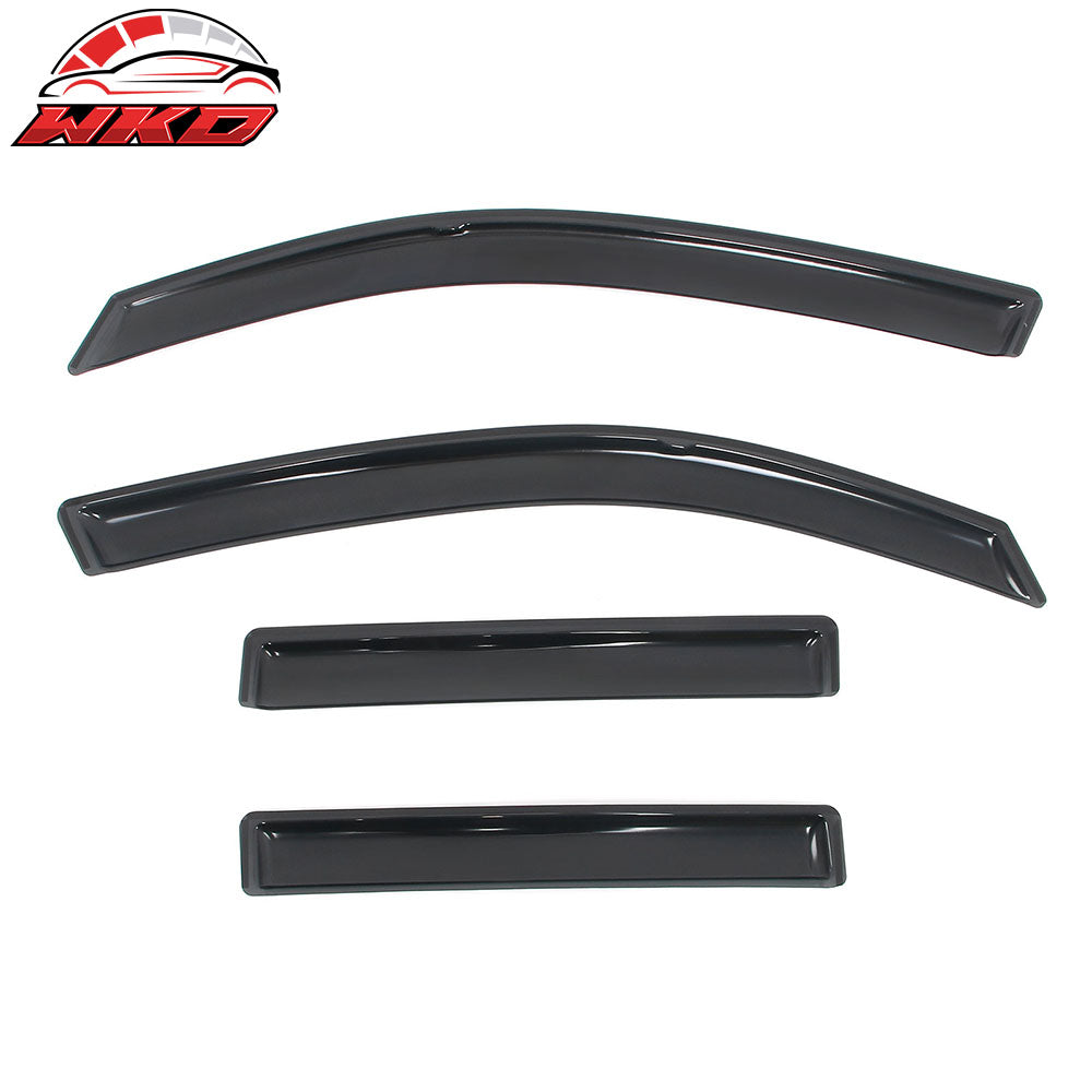 Fits 17-25 Honda Ridgeline Window Visors In-Channel Side Deflector Rain Guard