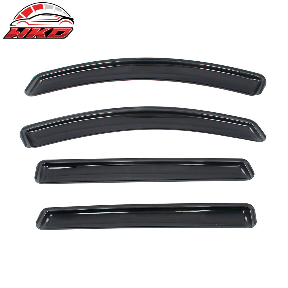 Fits 19-23 Hyundai Santa Fe In-Channel Window Deflectors Acrylic Rain Sun Shade