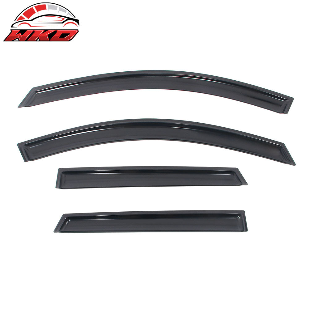 Fits 17-22 Nissan Rogue Sport 4PCS In-channel Window Visor Rain Sun Vent Shade