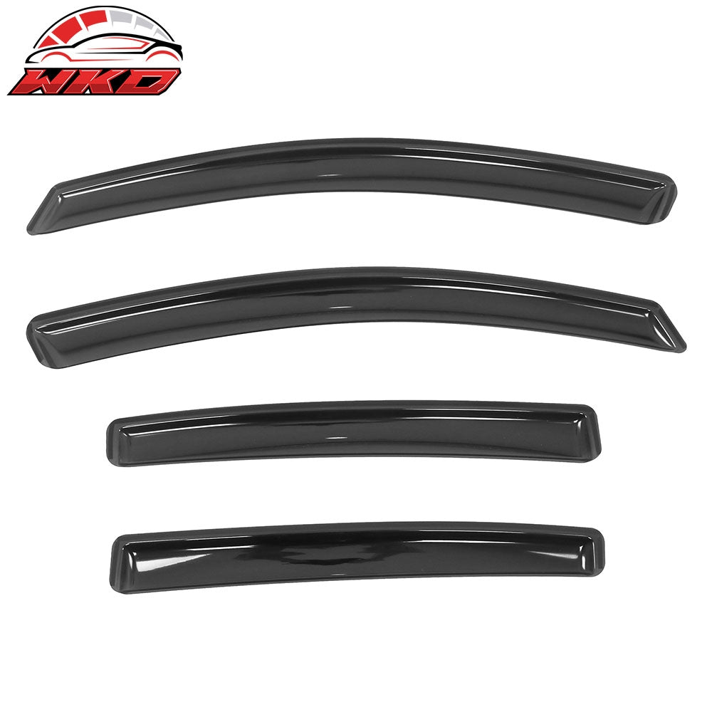 Fits 17-23 Subaru Impreza Hatchback In-Channel Side Window Visors 4PC Rain Guard