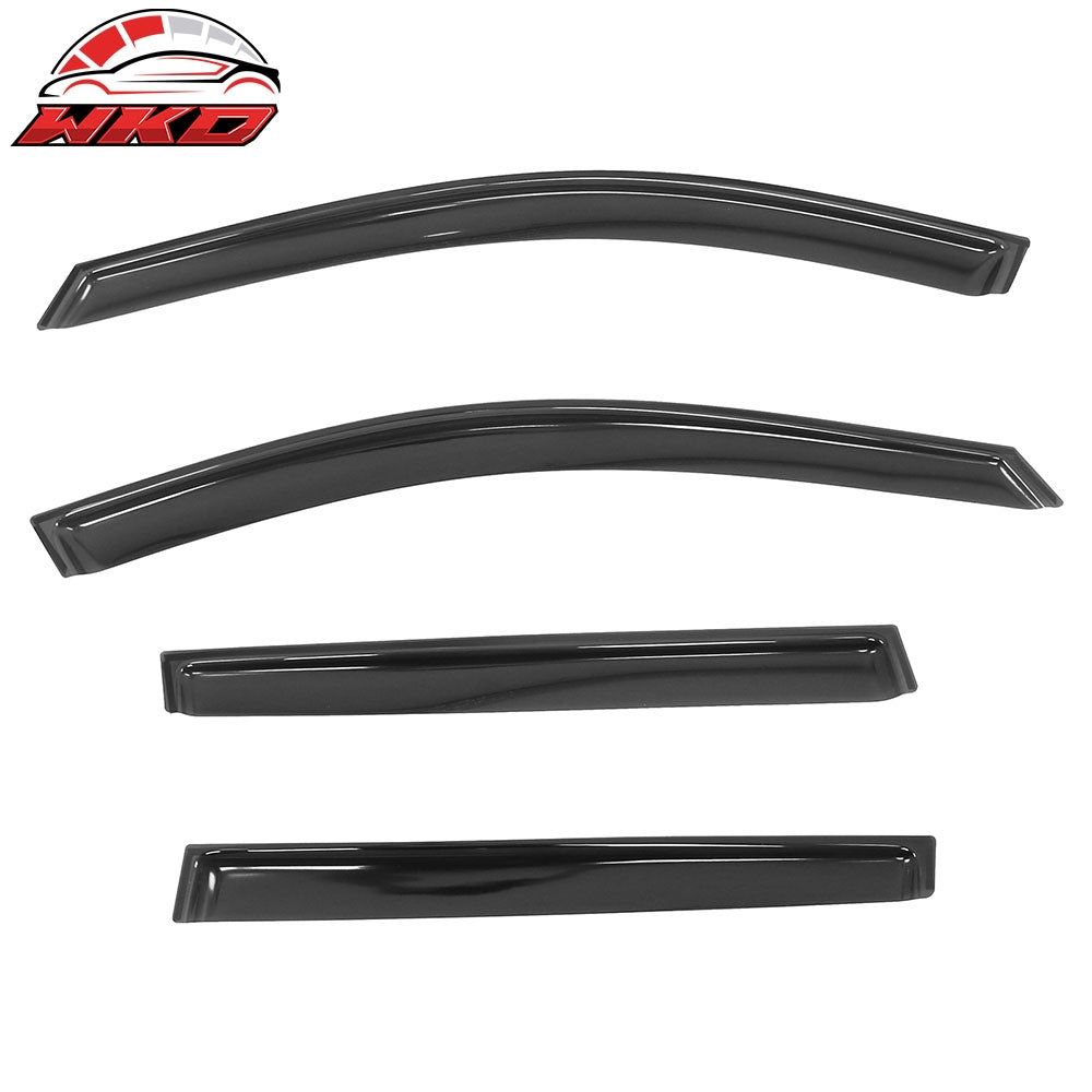 Fits 19-25 Toyota RAV4 Prime Acrylic Window Visors In Channel Rain Sun Deflector