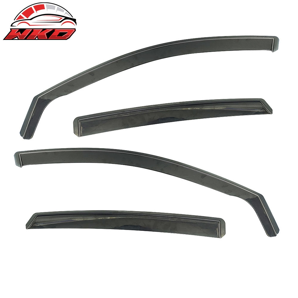 Fits 18-25 Honda Accord Sedan Window Visors Injection PC In-Channel Deflectors
