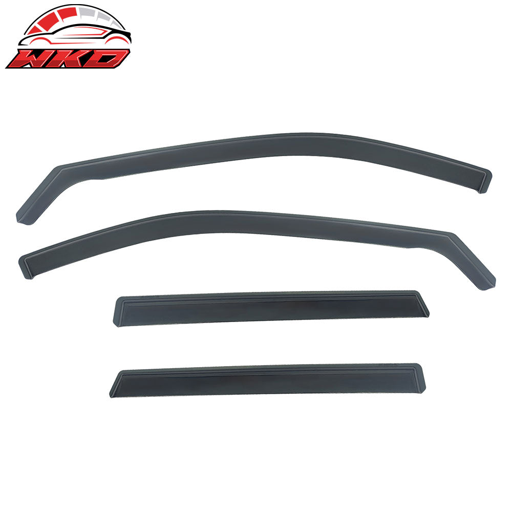 Fits 21-26 Nissan Rogue In-Channel Window Visors Vent Rain Guards Deflectors PC