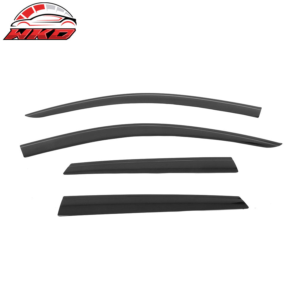 Fits 19-25 Audi Q3 Low Profile Style Tape-On Window Visors Vent Rain Deflectors