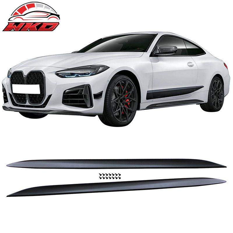 Fits 21-27 BMW G22 G23 M-Performance Front Rear Bumper Lip Side Skirts Unpainted
