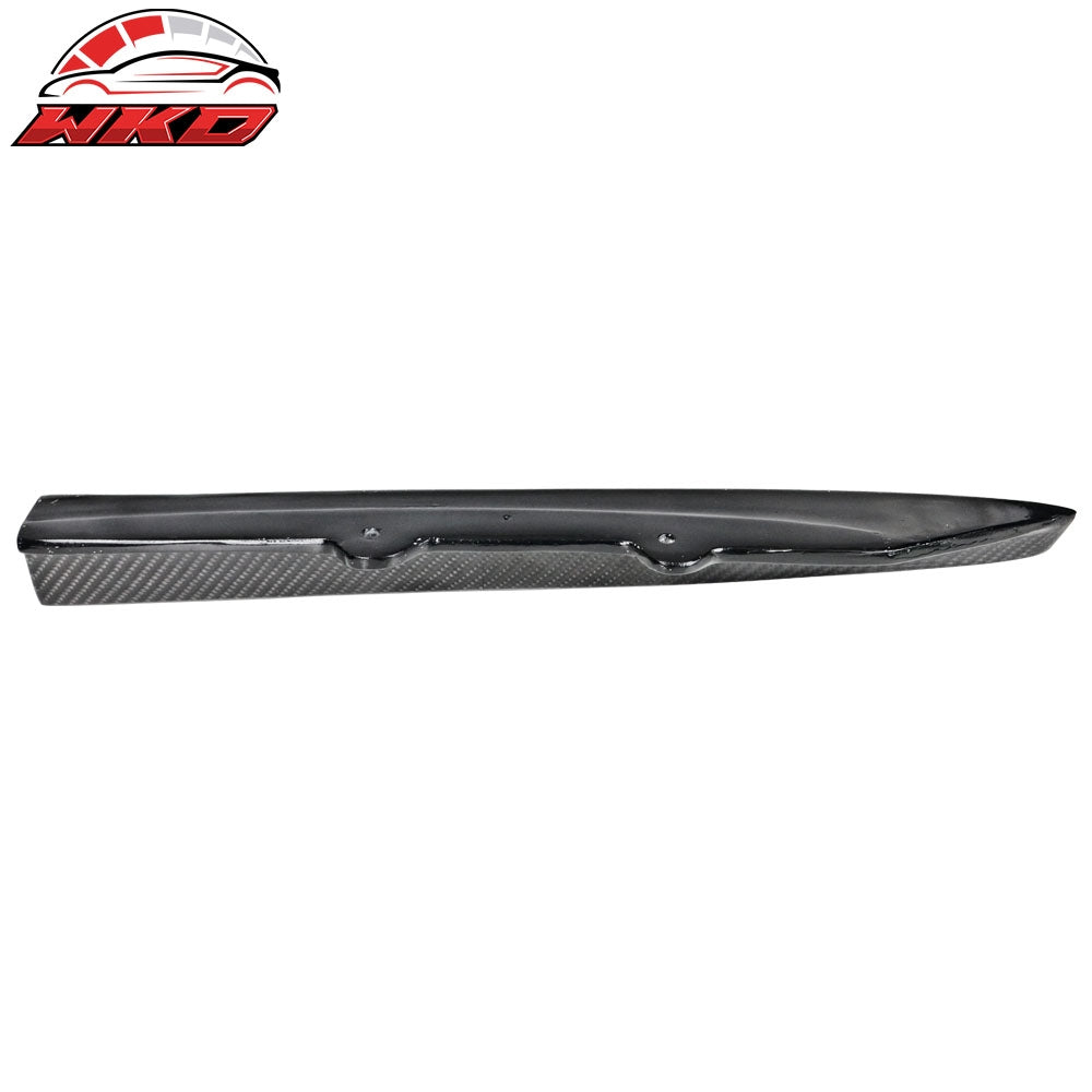 Fits 12-18 BMW F30 M Sport PSM Style Rear Bumper Apron Matte Carbon Fiber 2PC
