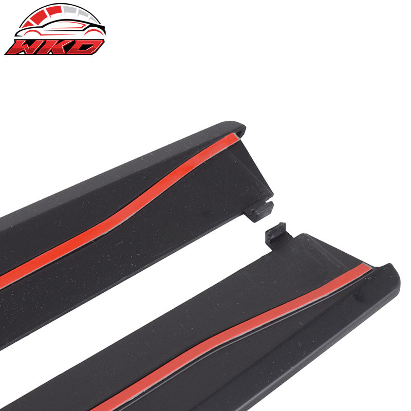 Fits 12-18 BMW F30 3-Series Side Skirts Rocker Panel + Splitter Extension PP