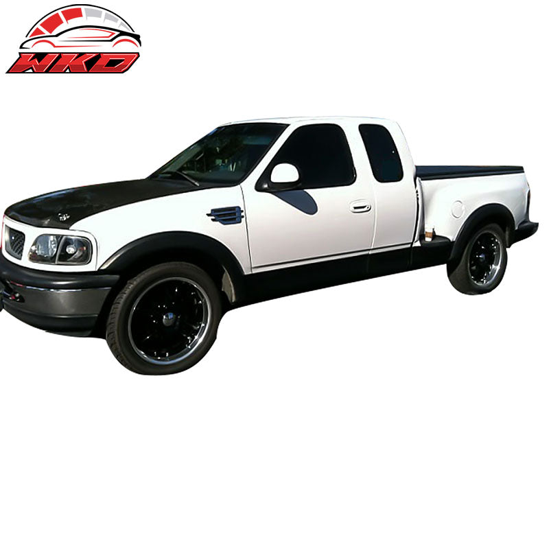 Fits 1997-2003 Ford F-150 Pocket Style 4PCS Fender Flares Extention Bodykit