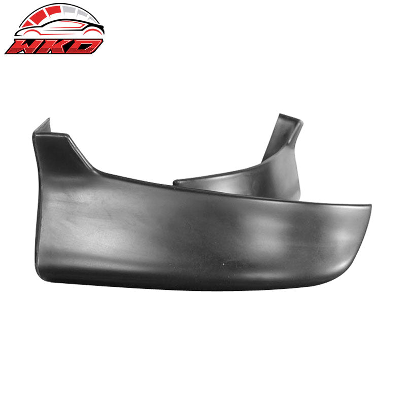 Fits 96-98 Civic 3D JUN PU Front Bumper Lip + 2PC Rear Bumper Lip Valance Spats