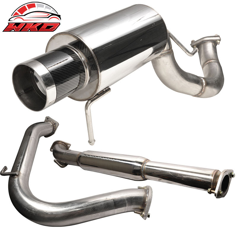 Wholesale 00-05 Mitsubishi Eclipse V6 Catback Exhaust System w/ Carbon Fiber Tip