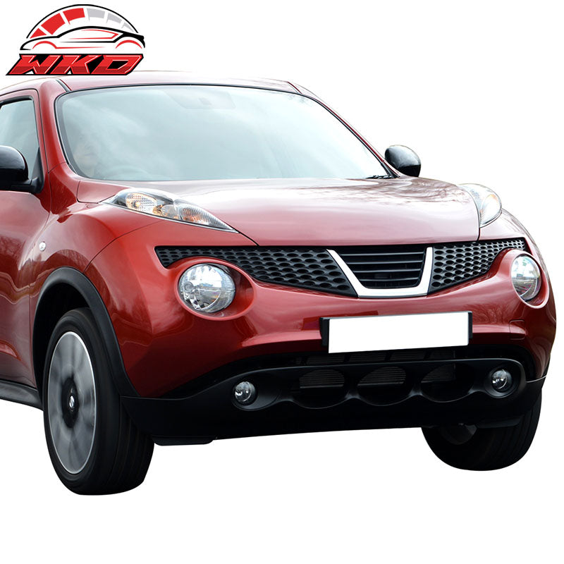 Fits 11-14 Nissan Juke OE Style Clear Glass Lens Projector Foglights Kit Black