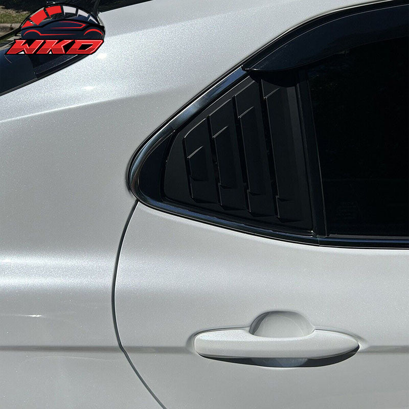 Fits 18-24 Toyota Camry Window Louvers Rear Side Vent Sun Shade Cover 2PC Set