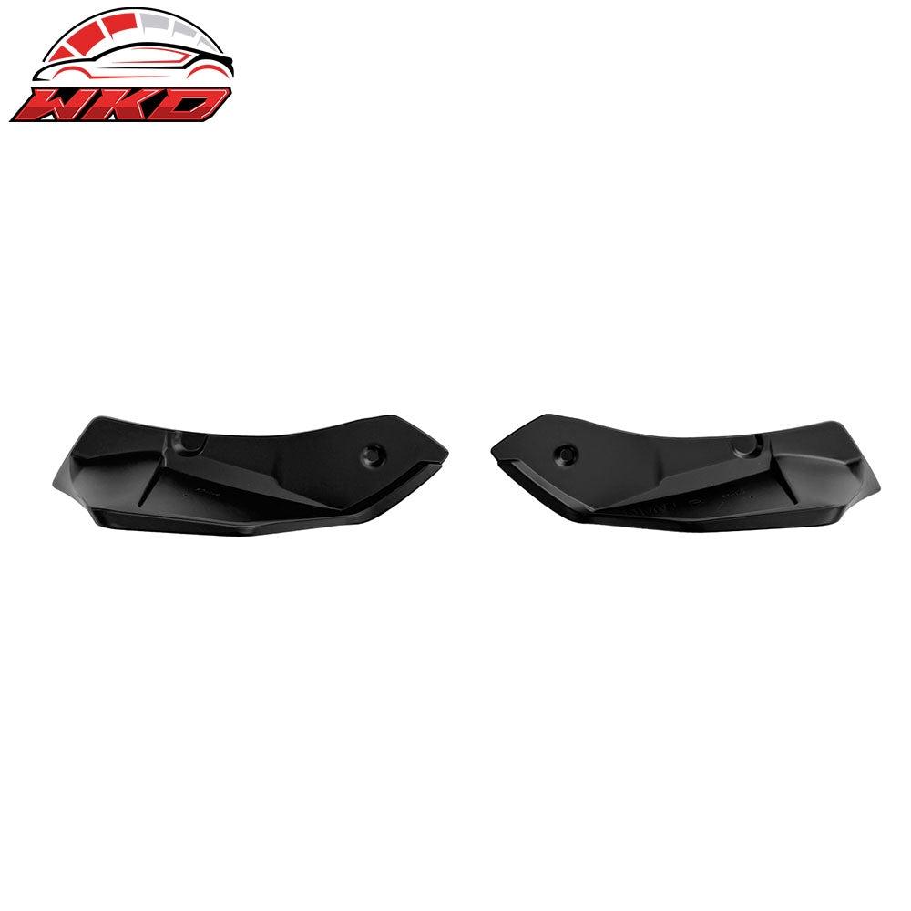 Fits 20-25 Toyota GR Supra A90 A91 Rear Bumper Splitters AG Style Matte Black