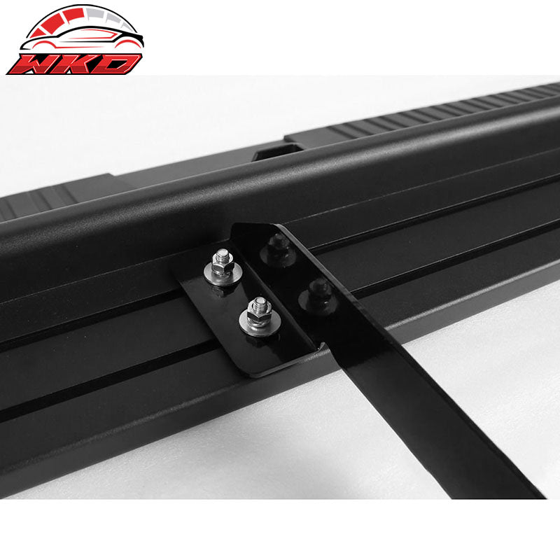 Fits 07-21 Toyota Tundra Crew Max Cab 69" Black Side Step Bar Running Boards