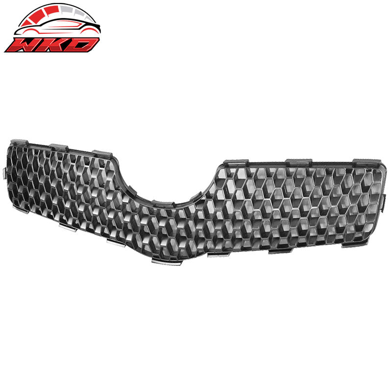 Fits 08-09 Toyota Yaris 3DR Hatchback OE Style ABS Front Bumper Grille Black
