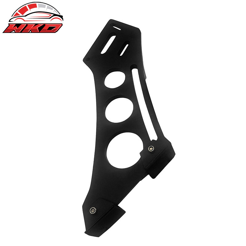 Universal 57" JDM Racing GT RS Carbon Fiber Trunk Spoiler V2 Side Plates V5 Legs