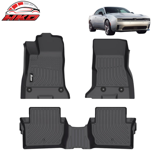 2024-26 Dodge Charger Daytona 2DR Floor Mats TPE Carpets 3D All Weather Liner | Wholesale