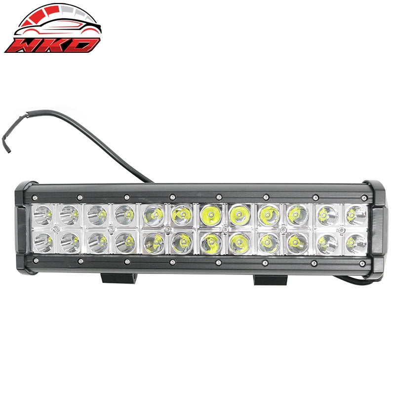 Wholesale 13" 72W 24 LED 2 Row LED Work Light Bar Spot Flood Combo Truck SUV ATV Off Road
