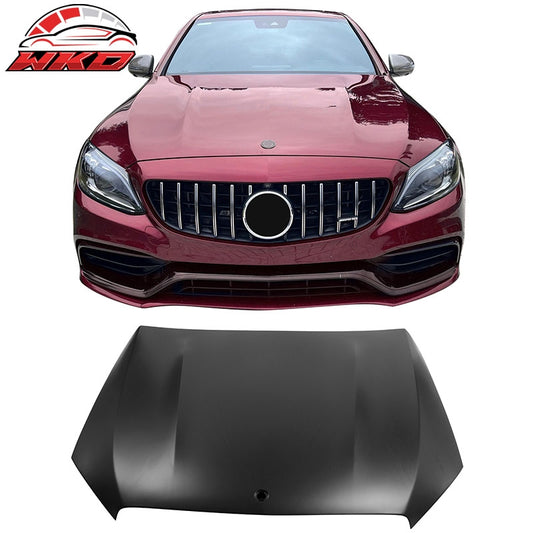 Wholesale 15：C21 Benz C-Class W205 C63 Style Cowl Vented Extractor Front Bumper Hood - Wikond Auto