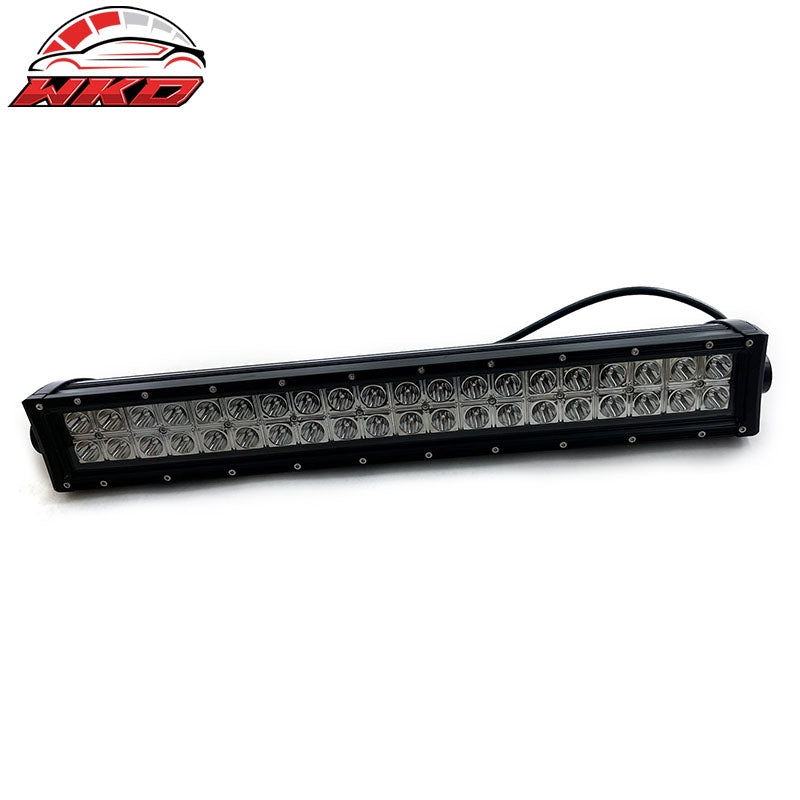 21" 120W 40 LED Light Bar Spot Flood Combo Truck SUV ATV Jeep Offroad Driving
