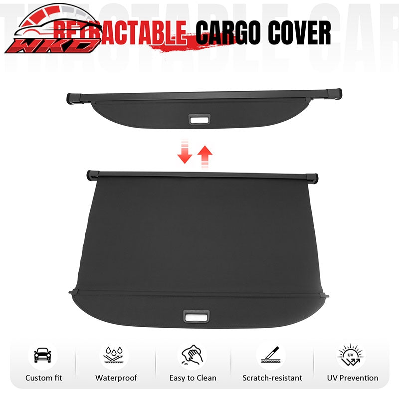 Fits 26 Hyundai Palisade Retractable Rear Trunk Cargo Cover Carbon Fiber Texture