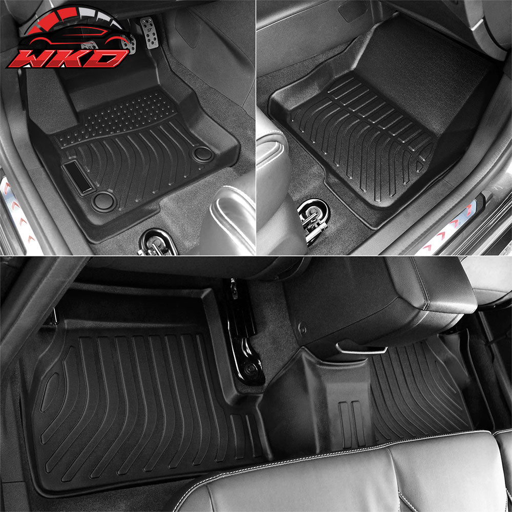 Fits 12-18 Ford Focus 5 Seats 3D TPE Floor Mat All Weather Heavy Duty Carpets