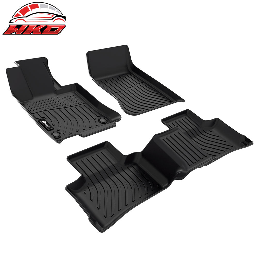Fits 23-25 Mercedes-Benz GLC Class All Weather 3D Molded Floor Mats Carpets TPE