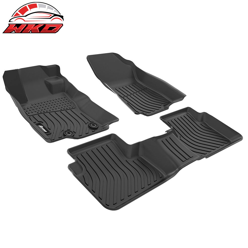 Fits 25-26 Subaru Forester Non-Slip 3D Molded Floor Mats All Weather TPE Carpets